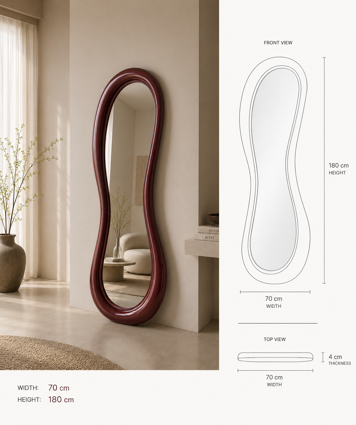 Opal mirror