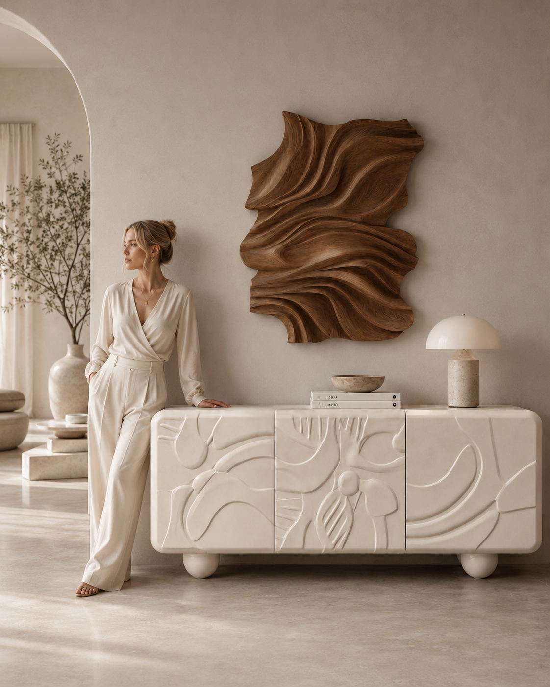 Juna wood Cabinet