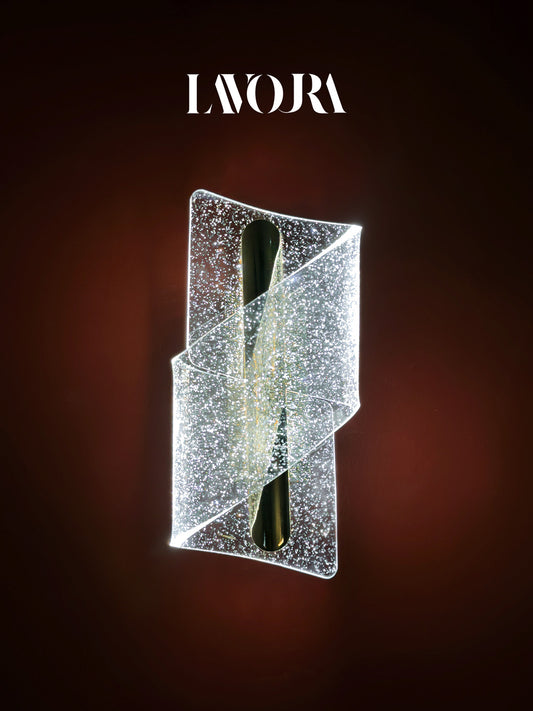 Acrylic LED Wall Sconce (3 Lighting Modes)