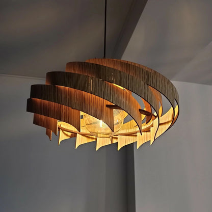 Natural Oak The Majesty    pendant light art deco