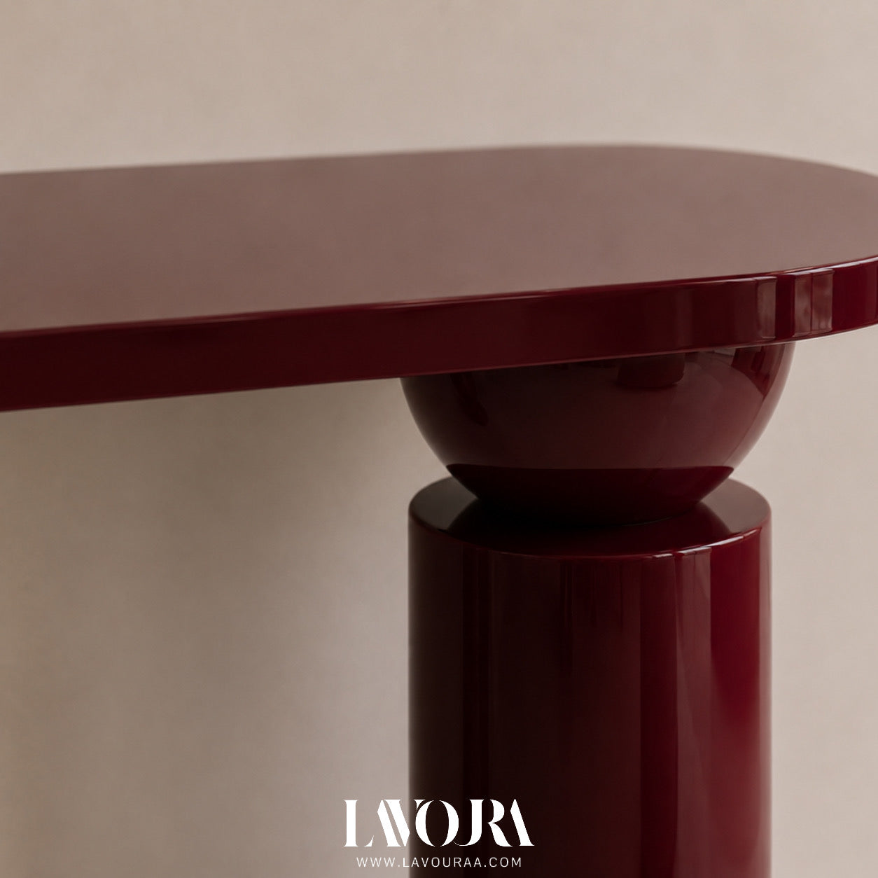 Bordeaux Sculpt Console Table
