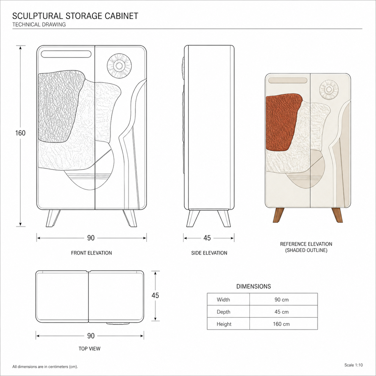 Ora storage cabinet