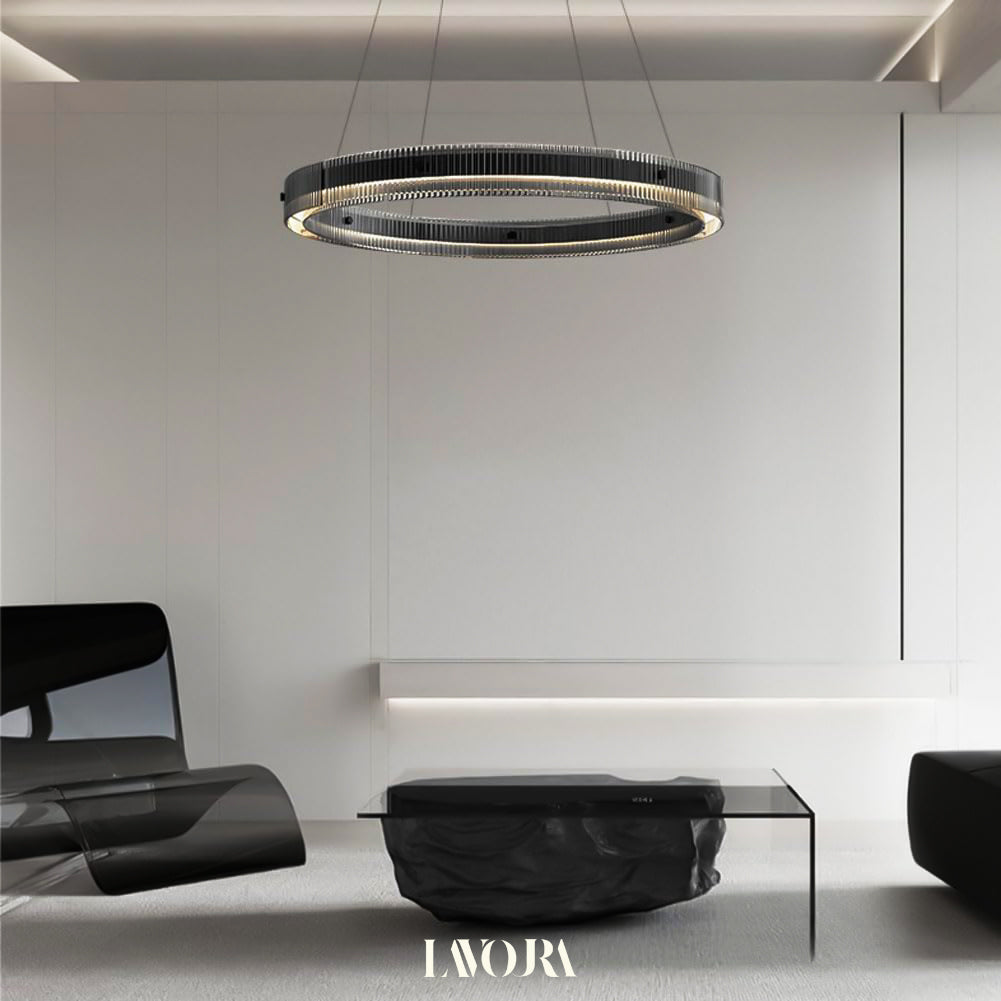 ثريا زجاجية دائرية إيطالية LED من NSXBY