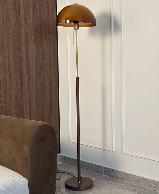 Amber Glow Floor Lamp