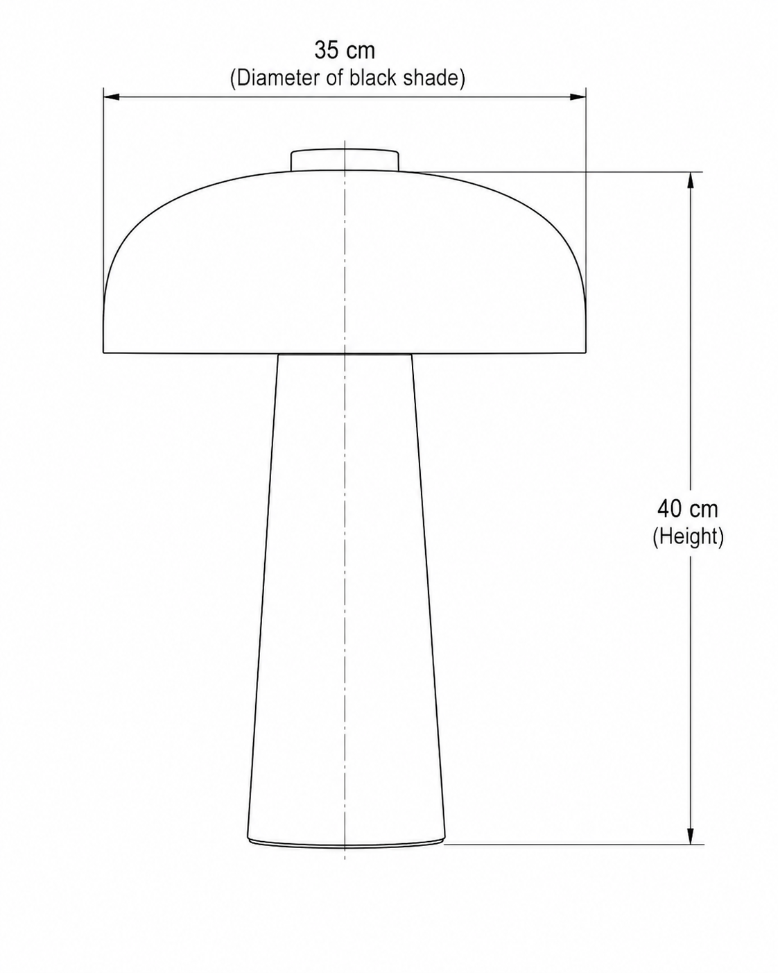 Marble Eclipse Table Lamp