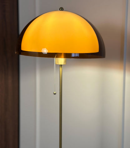 Amber Glow Floor Lamp