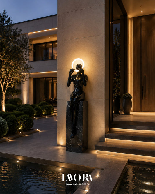 Halo Muse Floor Sculpture Lamp