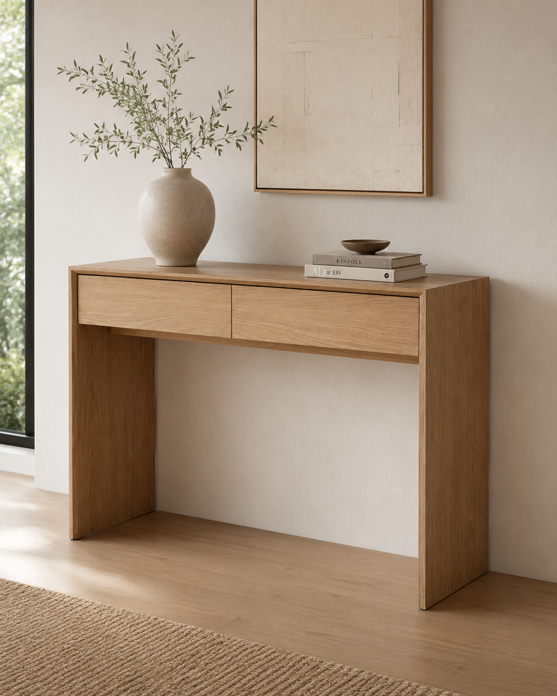 Storage console table