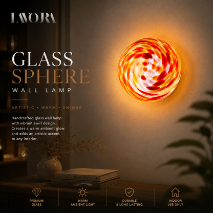 Solar Swirl Glass Scon