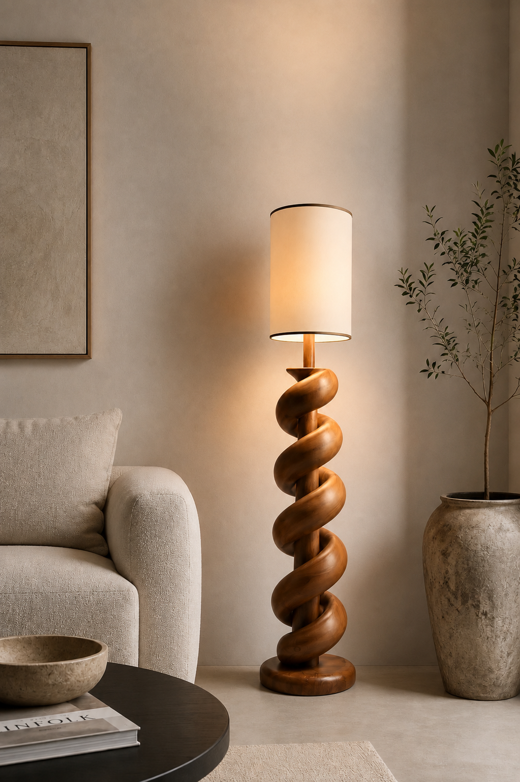 Spiral Floor Lamp