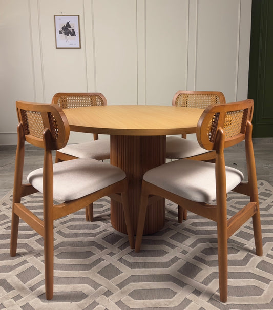 Nova Cane Dining Set