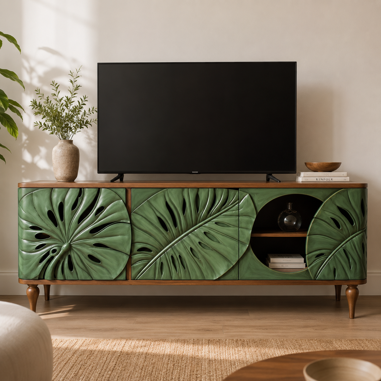 Monstera Bloom Sideboard