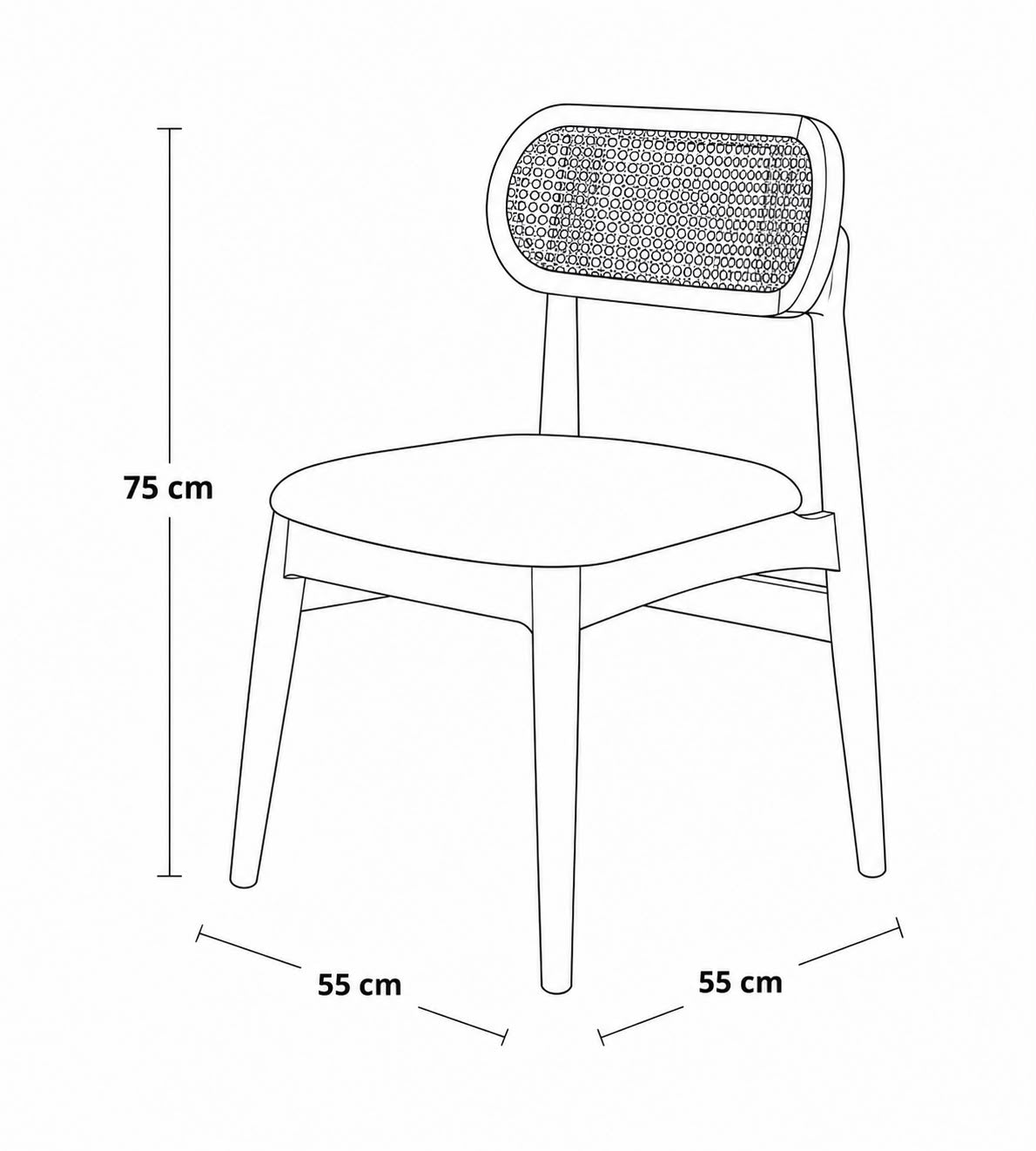 Nova Cane Dining Set