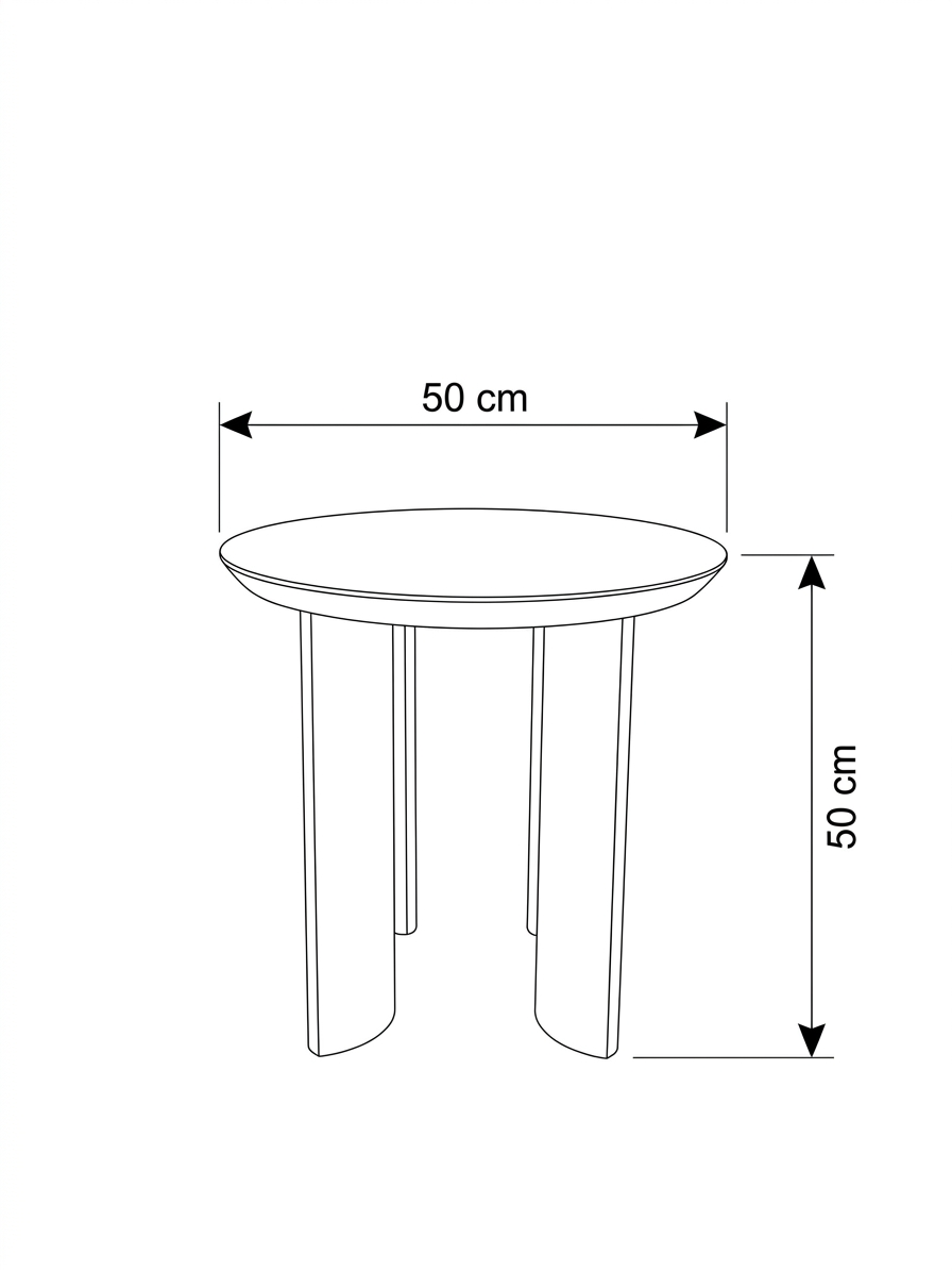 Lime Aura Side Table
