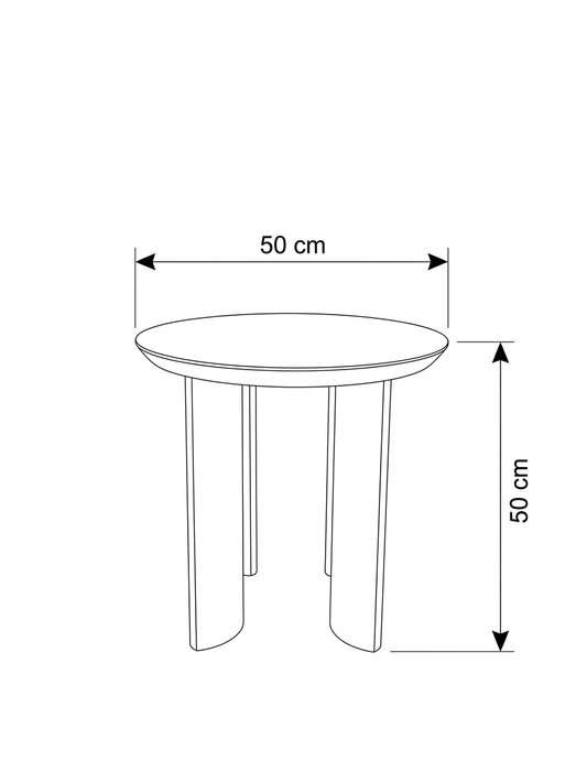 Lime Aura Side Table