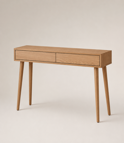 SLIM WOODEN CONSOLE TABLE