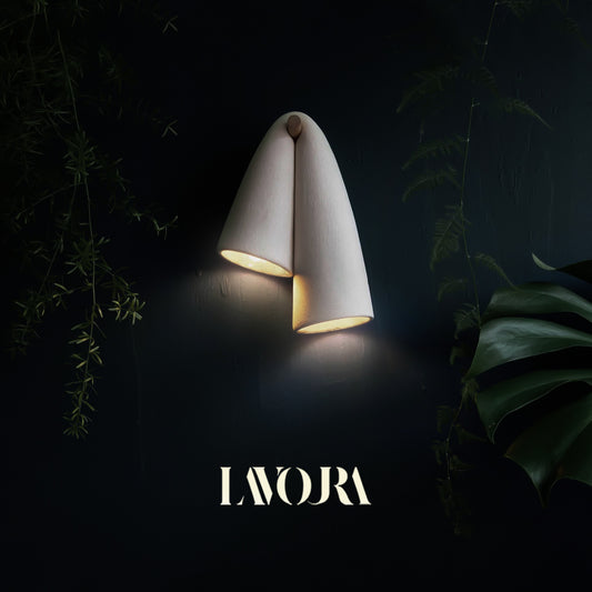 Handmade ceramic  wall light